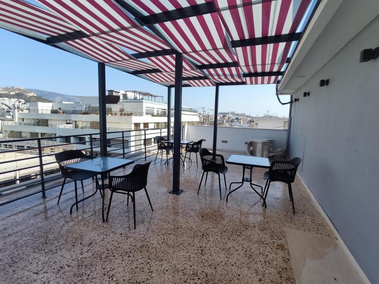 Voda Luxury Residence #102 - Acropolis View Rooftop Athén Kültér fotó